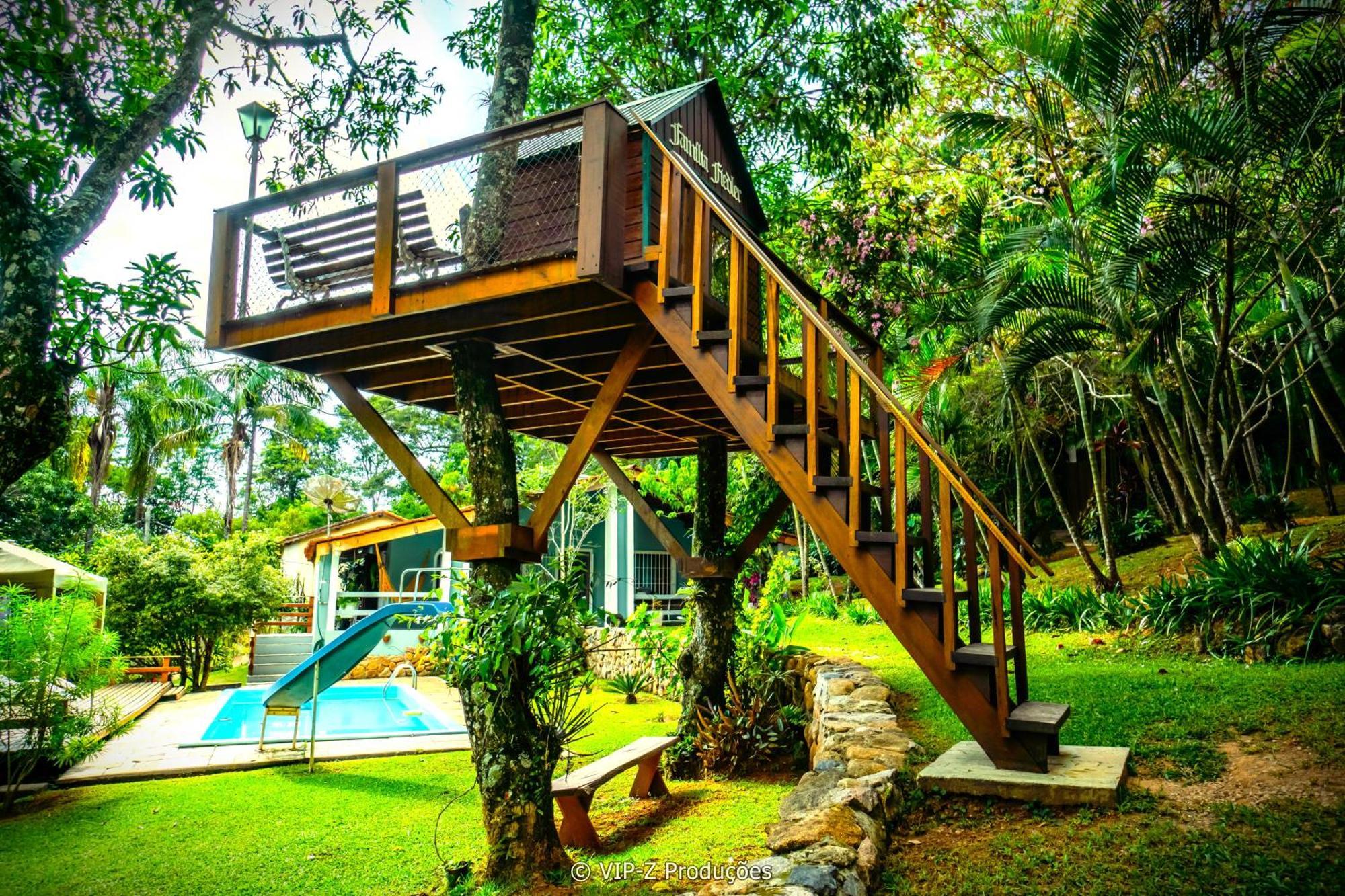 Chacara Atibaia Com Casa Na Arvore Extérieur photo